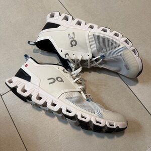 On Running Men's Cloud X Shift White and Black Athletic Shoes